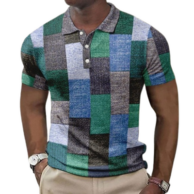 Raffaele™ | Flerfarget poloskjorte i moderne stil