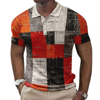 Raffaele™ | Flerfarget poloskjorte i moderne stil