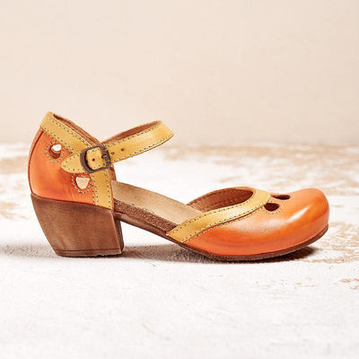 Madeleine™ - Bekväma Ortopediska Sandaler med Låg Klack