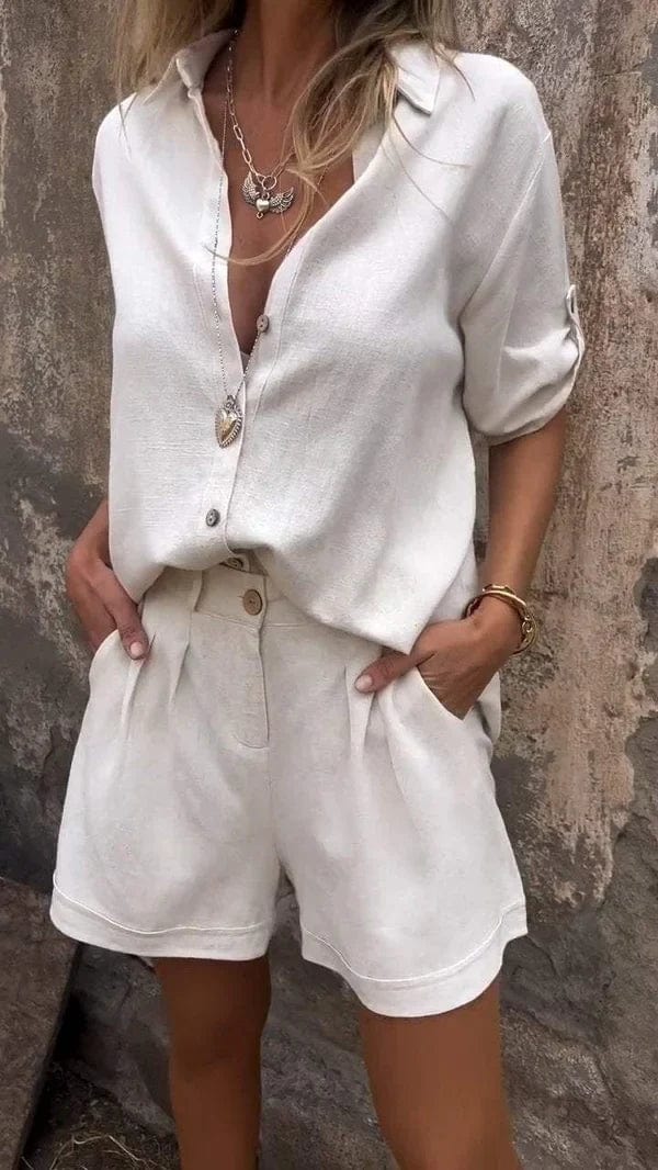 Linnea | Elegant og luftig sett i lin