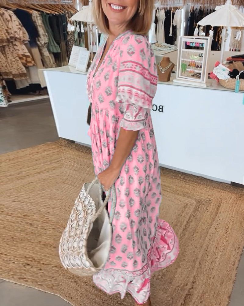 HILEY – CASUAL KJOLE MED PRINT