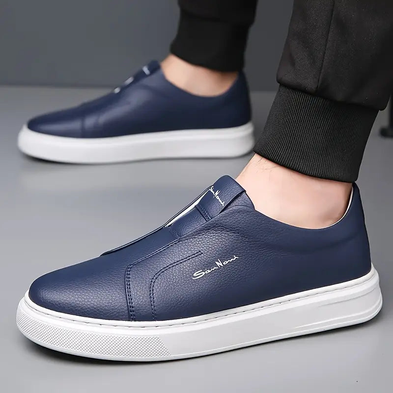 Einar™ - Lær Slip-On