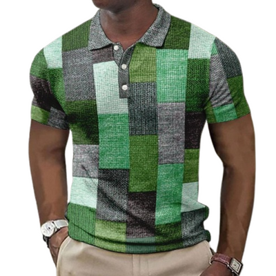 Raffaele™ | Flerfarget poloskjorte i moderne stil
