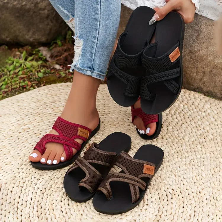 Casie™ - Perforerte Slip On-Sandaler i Mesh