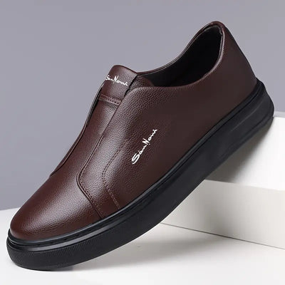 Einar™ - Lær Slip-On
