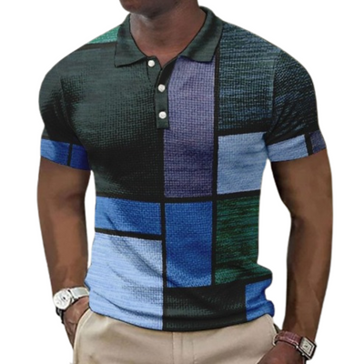 Raffaele™ | Flerfarget poloskjorte i moderne stil