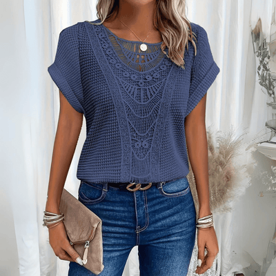 Karin™ | Elegant bluse i Ibiza-stil
