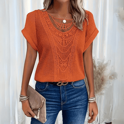Karin™ | Elegant bluse i Ibiza-stil