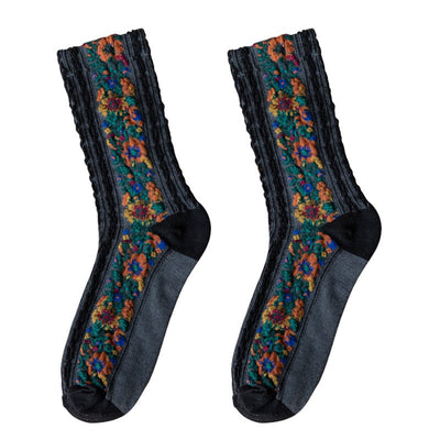 LuxeSock - Fuktabsorberende Blomstersokker