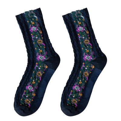 LuxeSock - Fuktabsorberende Blomstersokker