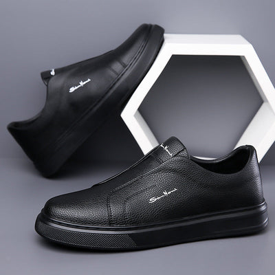 Einar™ - Lær Slip-On