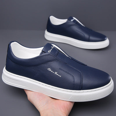 Einar™ - Lær Slip-On