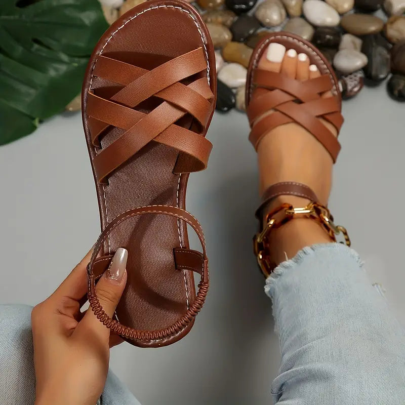 Fatima™ - Flettede Sandaler