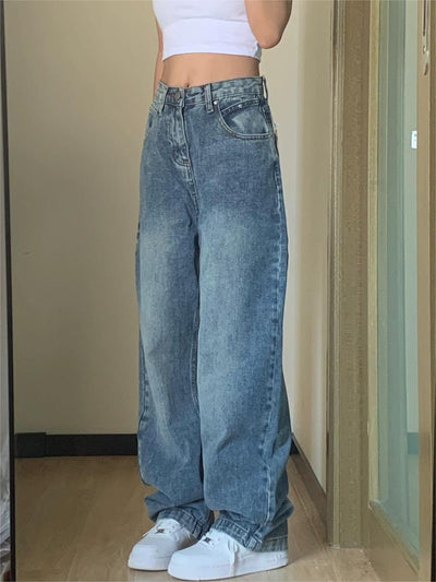 Antonia - Denimjeans med vasket effekt