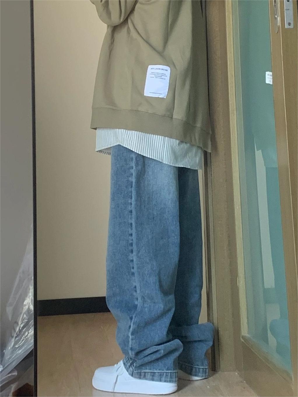 Antonia - Denimjeans med vasket effekt